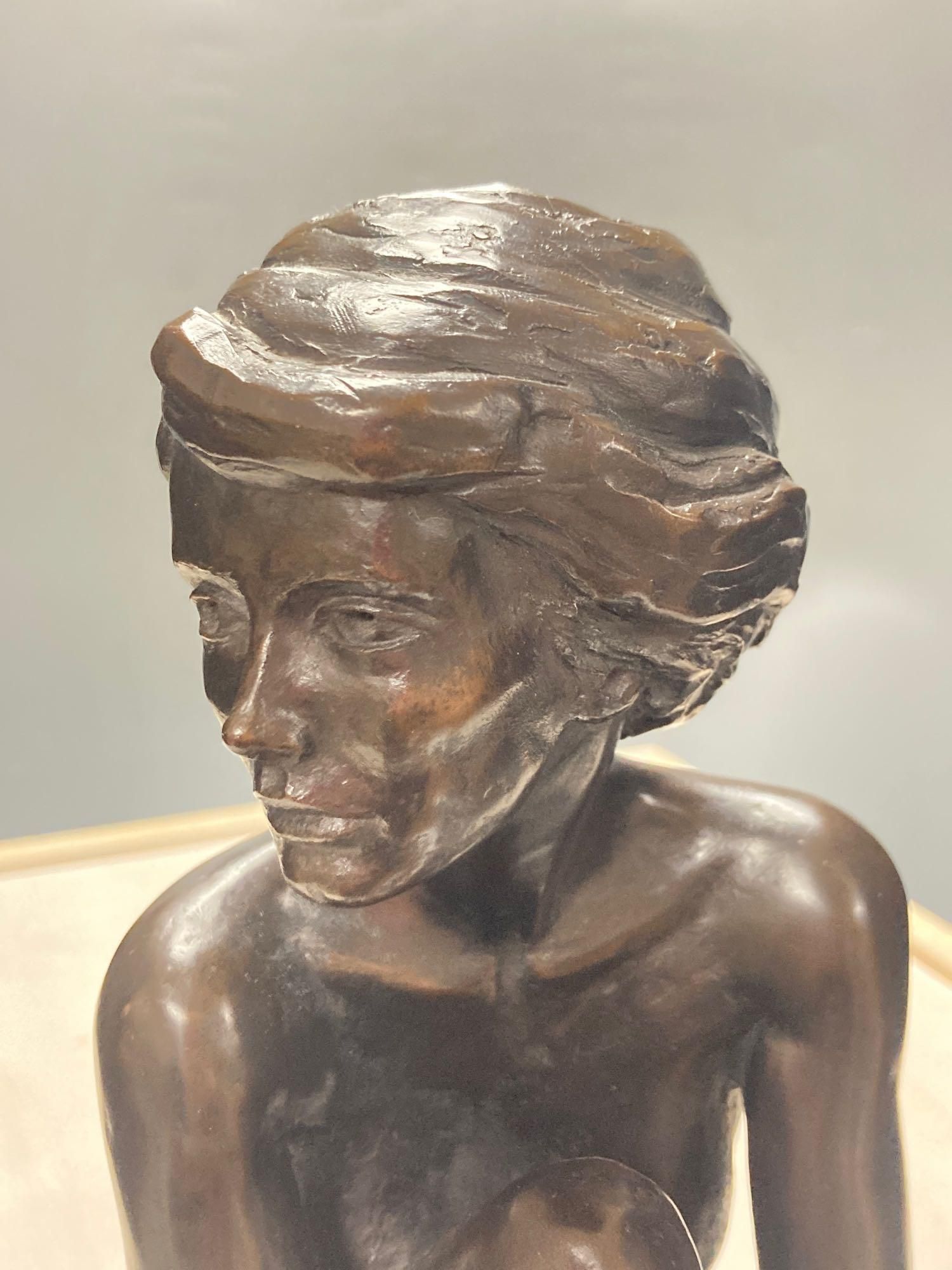 Tom Greenshields, (1915-1994), sculpture, Merry, cold cast resin copper, limited edition, with certificate of authenticity and exhibi
